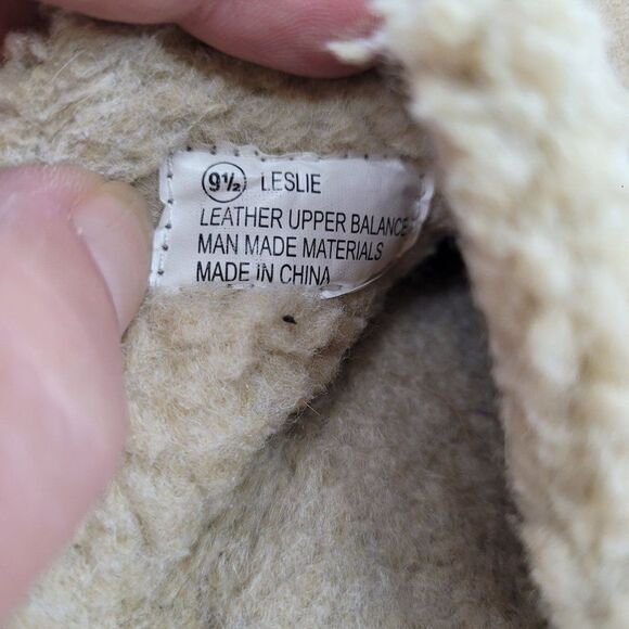 High Sierra Women's Clogs Leslie Leather Sherpa Lined Slide On Tan 9.5 - Picture 12 of 12